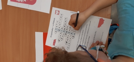 uczniowie uzupełniają karty pracy, układają puzzle, rozwiązują, krzyżówki, quizy, zaznaczają na mapie miasta