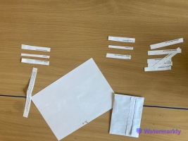 Zdjęcie prezentujące pracę uczniów z okazji światowego dnia ziemi w 2023