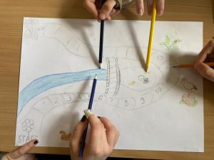 praca z okazji dnia ziemi - gra planszowa